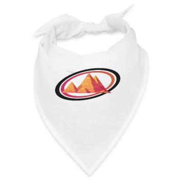 Pyramiden von Ägypten - Bandana - Weiß - Vorne