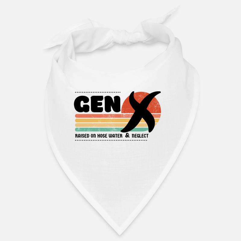 Gen X Sunset - noir Bandana