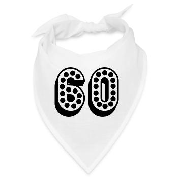 JAHRESTAG. ALLES GUTE ZUM GEBURTSTAG - Bandana - Weiß - Vorne