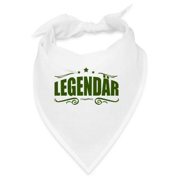 legendär 1 - Bandana - Weiß - Vorne