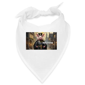 Wortspiel zweideutig – - Bandana - Weiß - Vorne