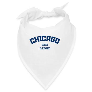 Chicago - Illinois - USA - United States o America - Bandana - Weiß - Vorne