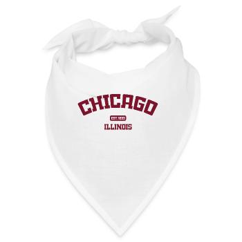 Chicago - Illinois - USA - United States o America - Bandana - Weiß - Vorne