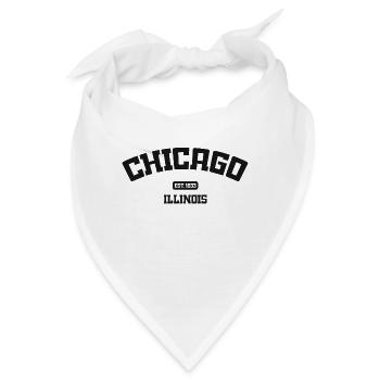 Chicago - Illinois - USA - United States o America - Bandana - Weiß - Vorne