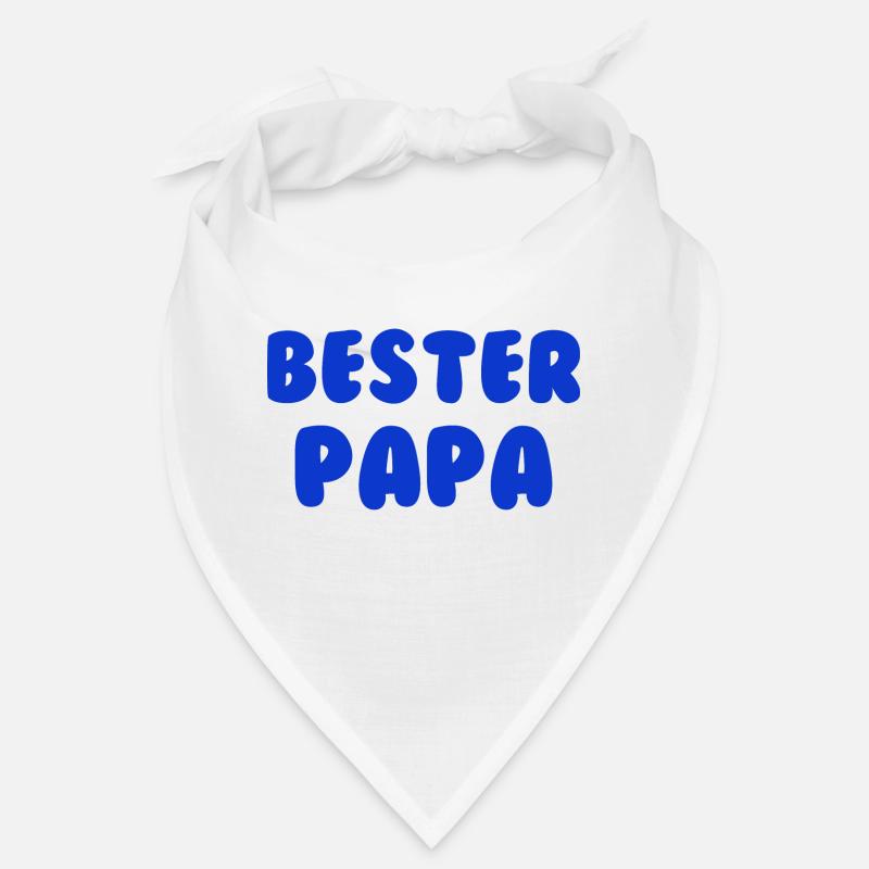 Bester Papa Blau Bandana