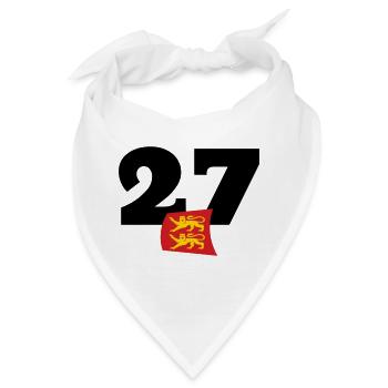 Normandie - Eure - 27 - Bandana - Weiß - Vorne