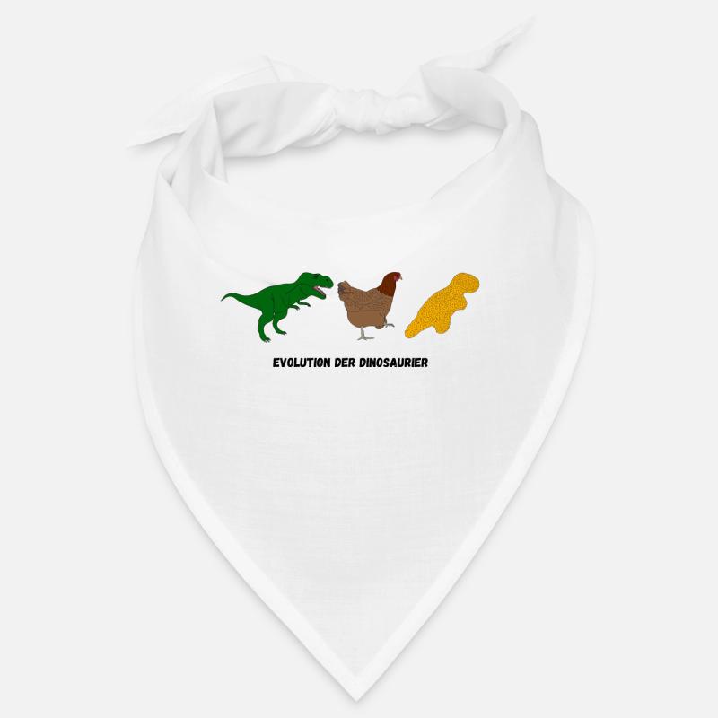 Evolution der Dinosaurier - Bandana - Weiß