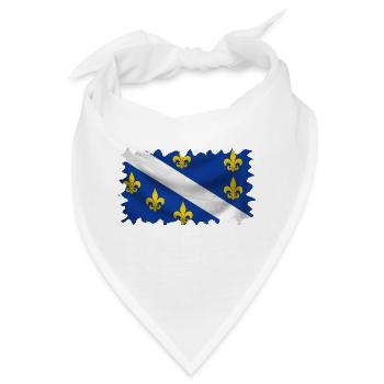 Bosnien in der Herzegowina Europa Sarajavo Flagge Mostar - Bandana - Weiß - Vorne