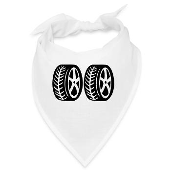 reifen 2 - Bandana - Weiß - Vorne