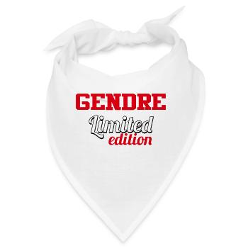 GENDRE LIMITED EDITION - Bandana - Weiß - Vorne