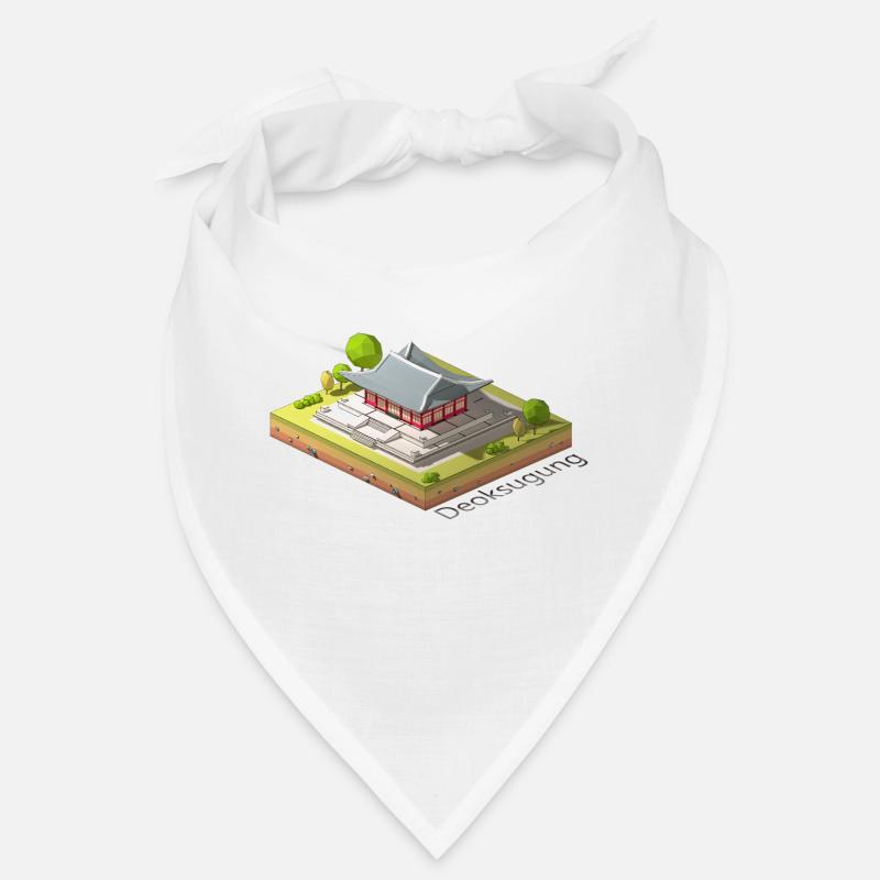 Geometric low poly Deoksugung Bandana