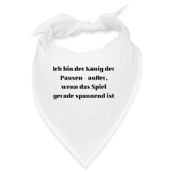 Typisch-Gamer - Bandana - Weiß - Vorne