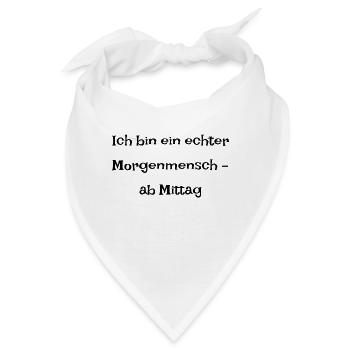 Typisch-Gamer - Bandana - Weiß - Vorne