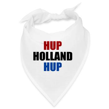 Hup holland hup - Bandana - Weiß - Vorne