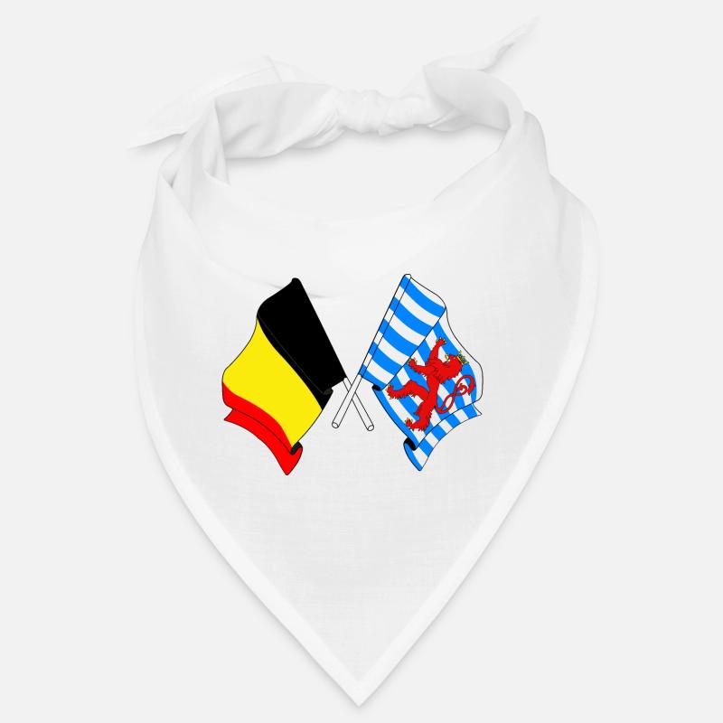 Drapeau de la Belgique, du Luxembourg Bandana