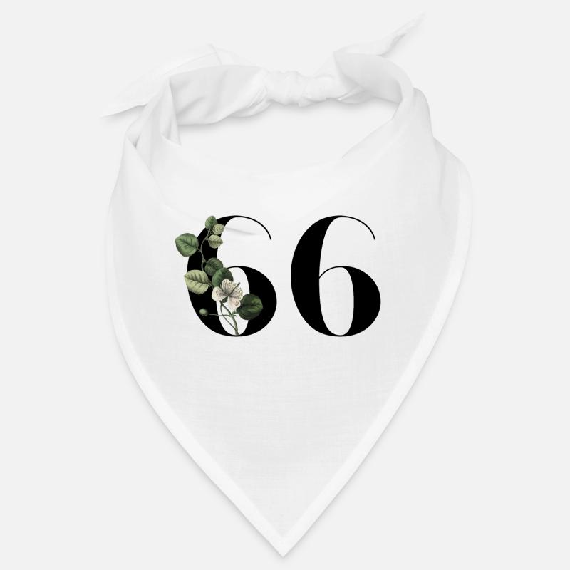 Nummer 66 Blumengrün - 66. Blumengeburtstag Bandana
