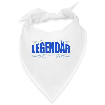 legendär - Bandana - Weiß - Vorne