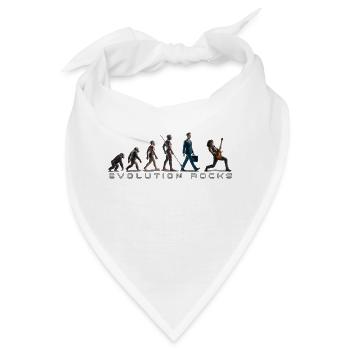 Evolution Guitar Player - Bandana - Weiß - Vorne
