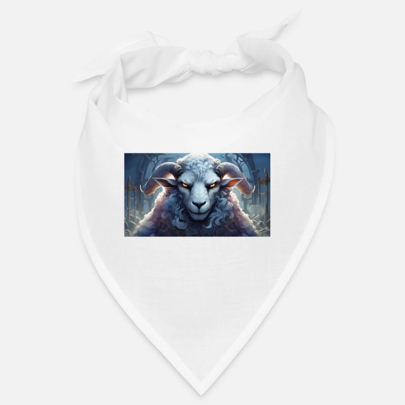 Cute grumpy grouchy animals - sheep Bandana