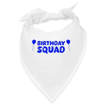 birthday squad - Bandana - Weiß - Vorne