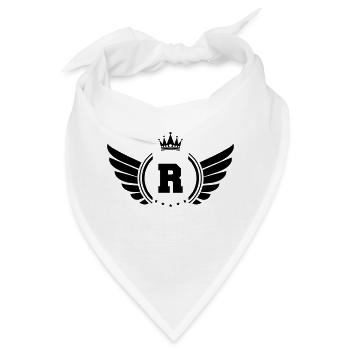 wappen R - Bandana - Weiß - Vorne