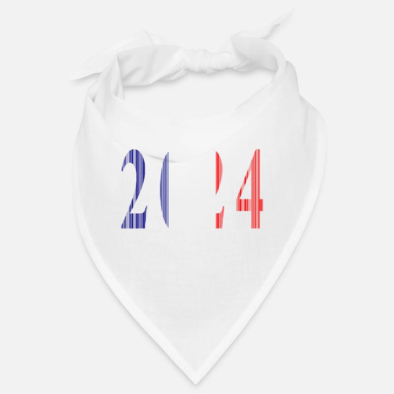 2024 Blue White Red Bandana