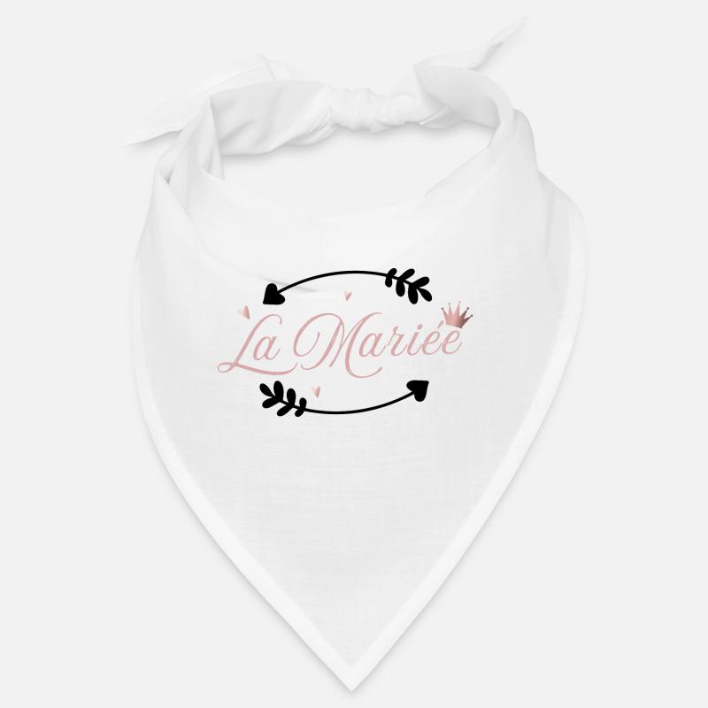 la mariée rose flèche Bandana
