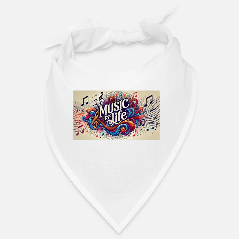 Music is life Bandana