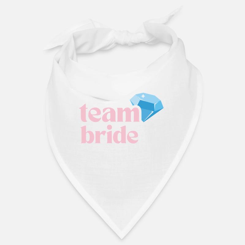 team bride - Bandana - Weiß