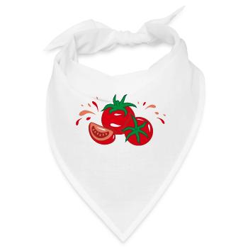 Saftige Tomaten - Bandana - Weiß - Vorne