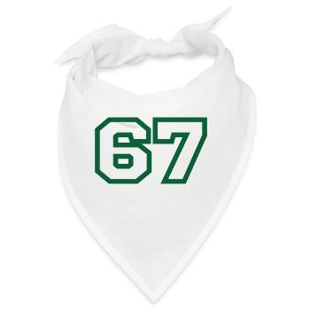 Nummer 67 Sport - Bandana - Weiß - Vorne