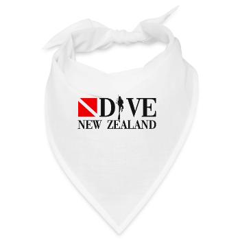 Dive New Zealand - Neuseeland - Maori - Aotearoa - Bandana - Weiß - Vorne