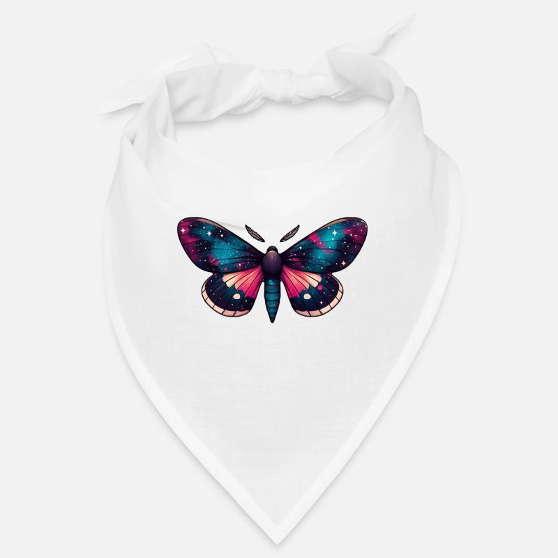 Night Sky Moth - Cosmic Celestial Nebula Space Bandana