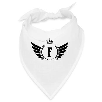 wappen f - Bandana - Weiß - Vorne