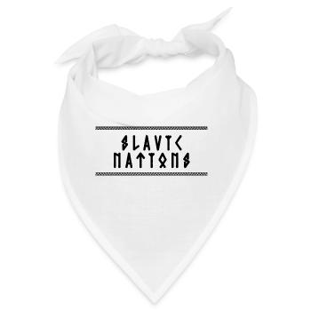 Slawische Nationen - Bandana - Weiß - Vorne