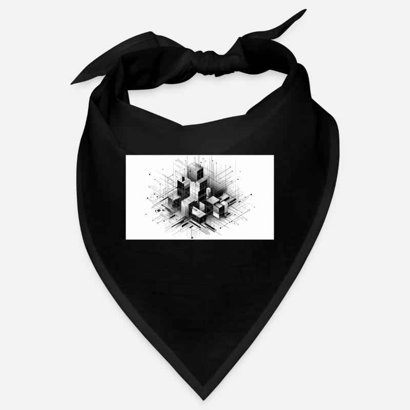 Abstract boxes Bandana