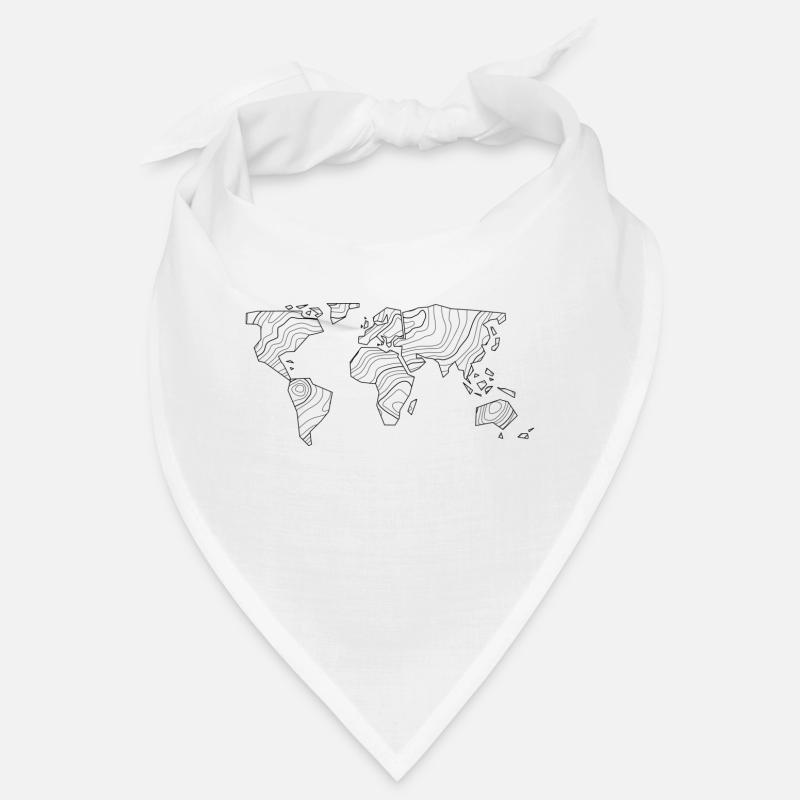 Carte du monde Bandana