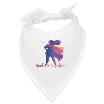 Lipedema Superhero - Bandana - Weiß - Vorne