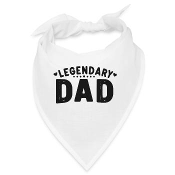 Legendärer Vater - Bandana - Weiß - Vorne