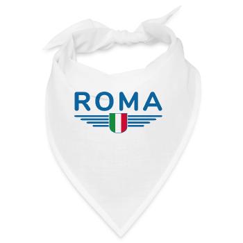 Rom Italien Fan Design T Shirt Outfit - Bandana - Weiß - Vorne