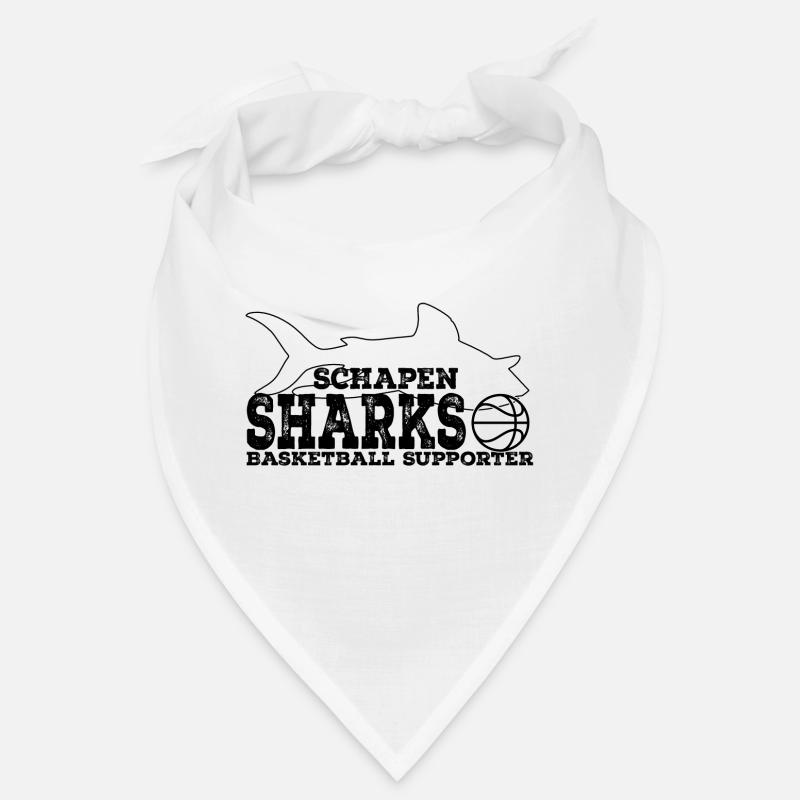 Sharks Supporter WHITE Rust Bandana
