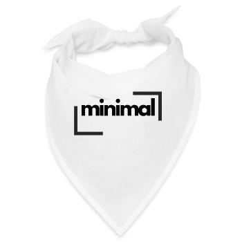 Minimal - Bandana - Weiß - Vorne