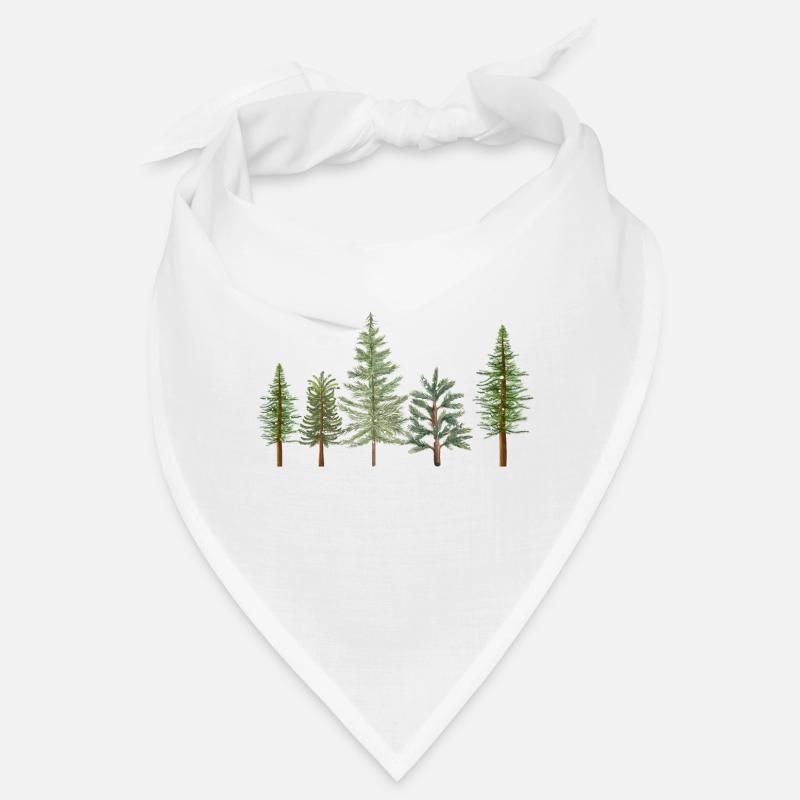 Tree Pine Trees for Winter Lovers - Gift Bandana