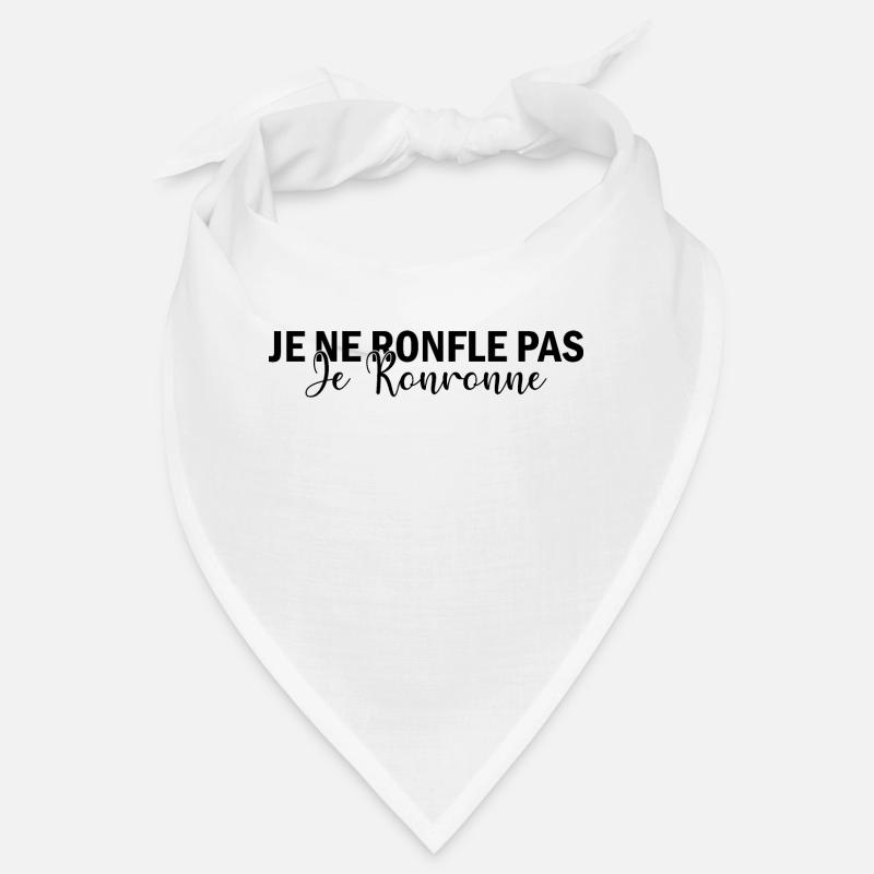 Je Ne Ronfle Pas Je Ronronne Bandana