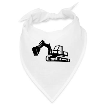 Bagger - Bandana - Weiß - Vorne
