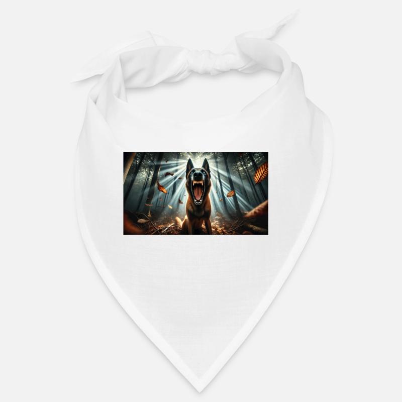 Malinois - Bandana - Weiß