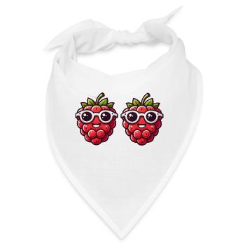 Himbeere Comic - Bandana - Weiß - Vorne