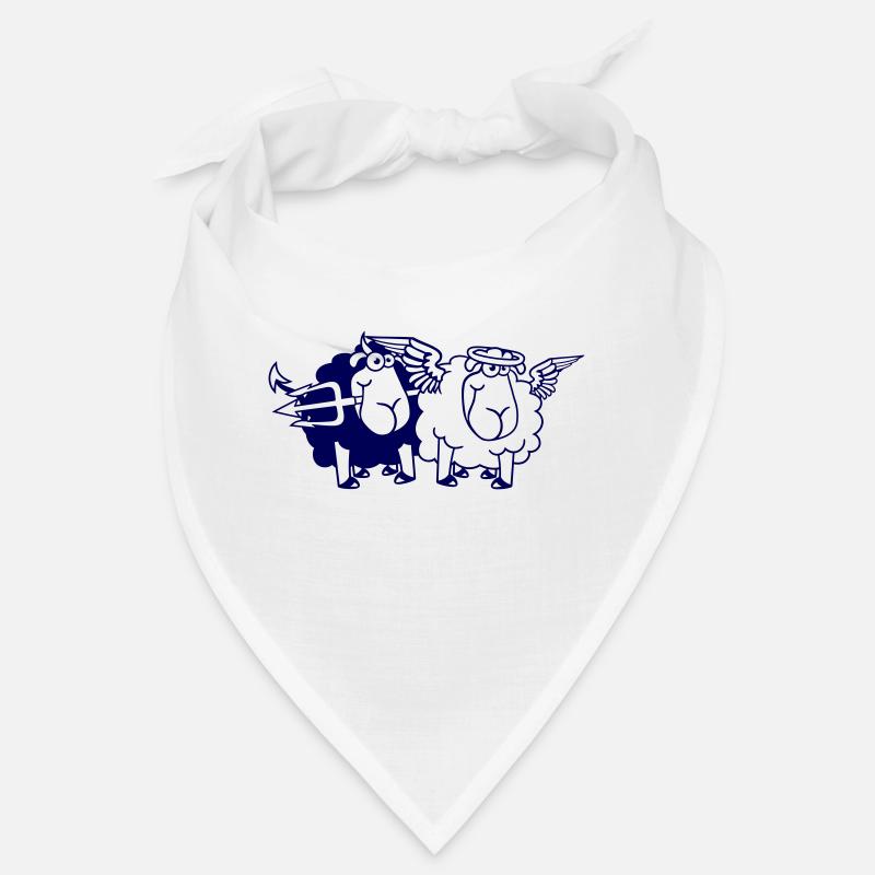 2 Sheep Angel Devil Satan Hell Evil Heaven Good Bandana
