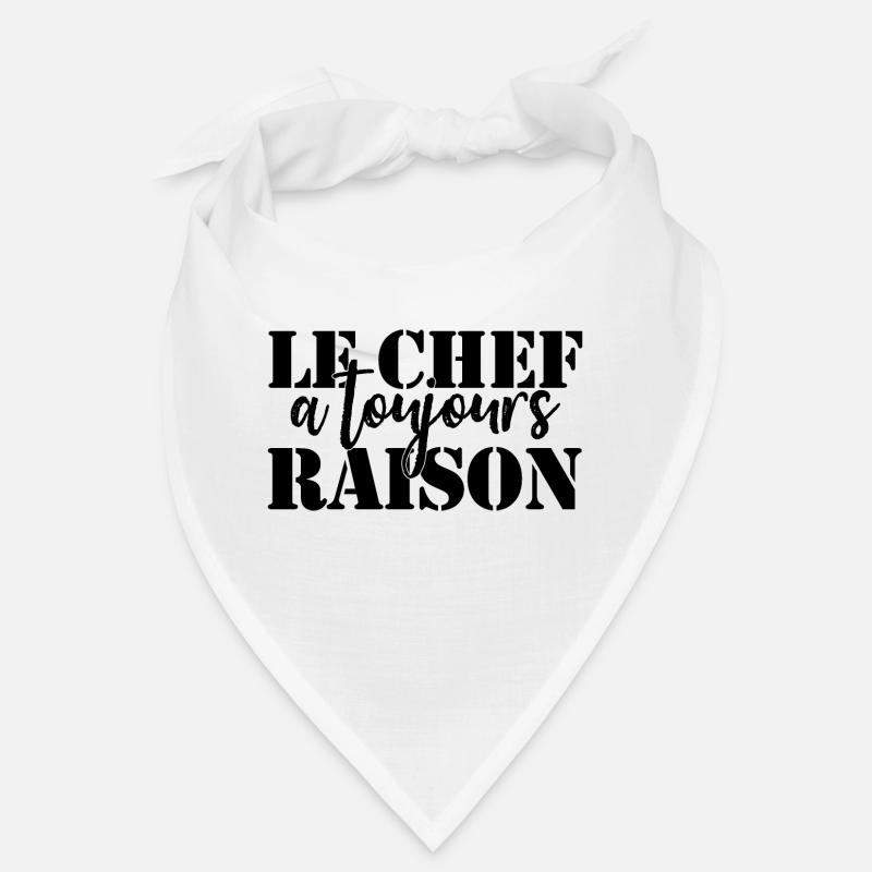 Chef à toujours raison Bandana