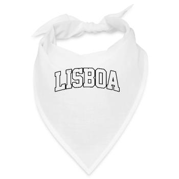 Lisboa-Logo: College-Design im portugiesischen Stil - Bandana - Weiß - Vorne